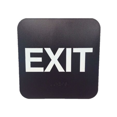 Don-Jo Exit ADA Brown Sign HS906035